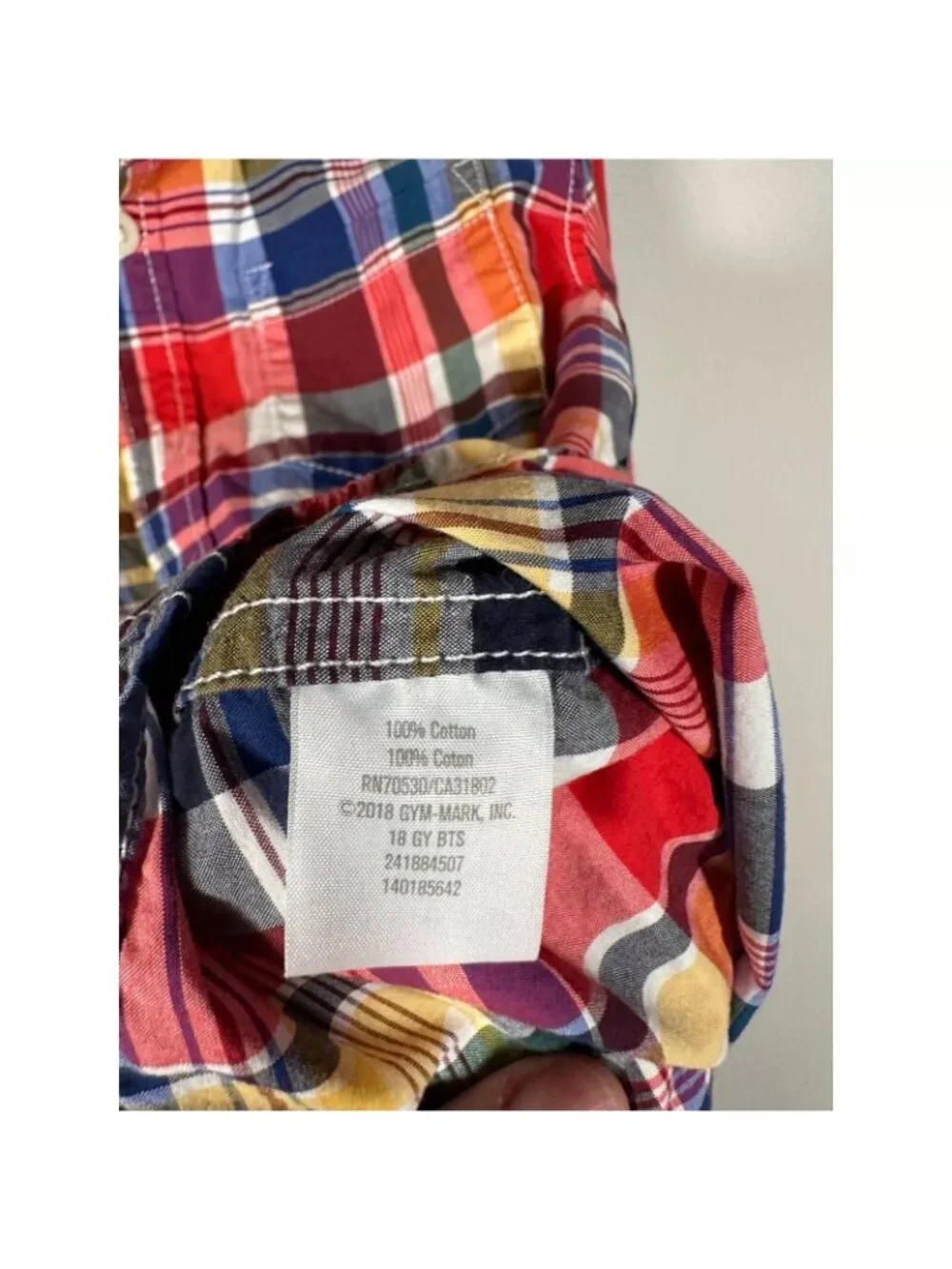Lot of 2 Gymboree Sweater Shirt Boy 4 XS Black Red Plaid Snowflake Long Sleeve